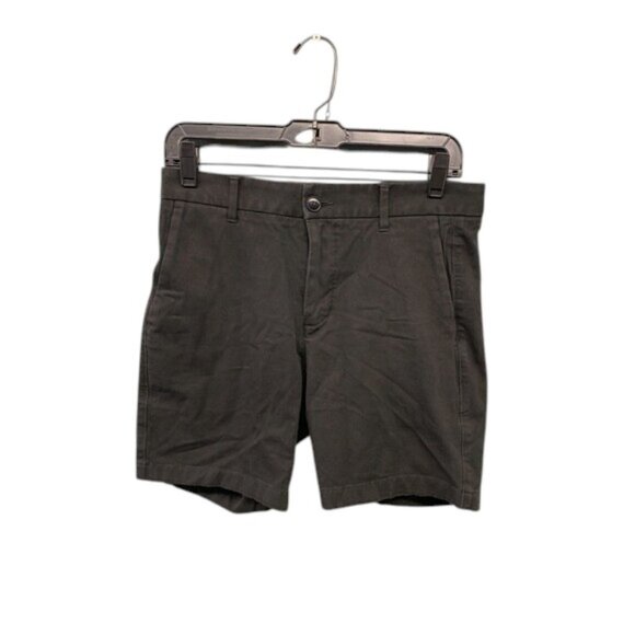 Everlane Men’s 29 Black 7" Stretch Chino Shorts Lightweight Flat Front Summer‎ - Picture 1 of 8